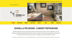 Desktop Screenshot of dianellapolishing.com.au